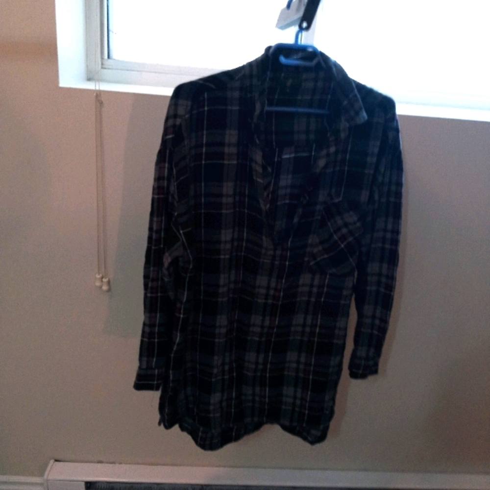 Plaid Button down